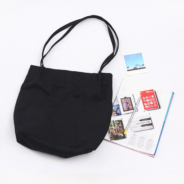 Raged Sheep Women Shopping Bag Ladies One Shoulder Bag Totes Eco Shopping Bag Daily Use Foldable Canvas Bag  Canvas Women Female