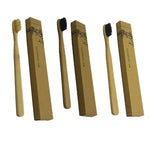 Bamboo Handle Toothbrush Nylon/Sharpen Wire Bristles Toothbrushes for Home Hotel For Adults
