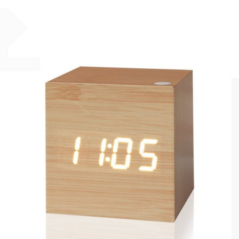 Antique Digital Clock LED Office Clock Vintage Retro Table Personalized Brief Art Clock Silent Watch Electronic Clock Home Decor
