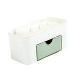 Plastic Makeup Storage Box Cosmetic Organizer Drawer Home Office Desk Storage Case Brush Pen Holder Sundries Object Container