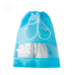 Waterproof Shoes Bag Pouch Storage Travel Bag Portable Tote Drawstring Bag Organizer Cover Non-Woven Laundry Dustproof Cover