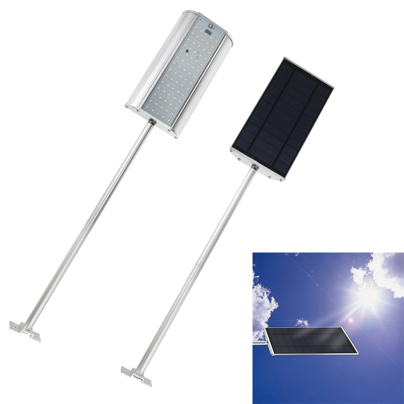 IP65 Waterproof Solar Powered 70 LEDs Sensor Street Light Energy Saving Outdoor Lighting Wall Lamp For Roads Courtyards Gardens