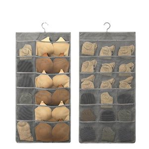 LOAAO home socks storage box bins underwear organizer box bra box socks storage organizer dust cover storage bag hanger bag