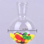 Creative Wooden Stand Glass Terrarium Container Hydroponics Planter Flower Pot Tabletop Vase DIY Home Office Wedding Decor