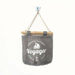 1pcs Navy Style Cotton Linen Storage Bag Creative Wardrobe Hang Bag Wall Pouch Cosmetic Toys Organize Pockets Home Storage Bag