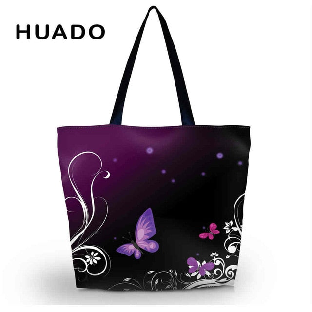 Eco Friendly Shopping Bags Waterproof Travel Custom Reusable Handbag Women Shoulder Cloth Pouch Foldable Grocery Bulk Organizer
