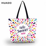 Eco Friendly Shopping Bags Waterproof Travel Custom Reusable Handbag Women Shoulder Cloth Pouch Foldable Grocery Bulk Organizer