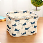 Foldable Storage Basket Storage Bin Closet Toy Box Container Organizer Fabric Basket Home Desktop Storage Baskets Bags