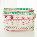 Foldable Storage Basket Storage Bin Closet Toy Box Container Organizer Fabric Basket Home Desktop Storage Baskets Bags