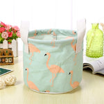Foldable Storage Basket Storage Bin Closet Toy Box Container Organizer Fabric Basket Home Desktop Storage Baskets Bags